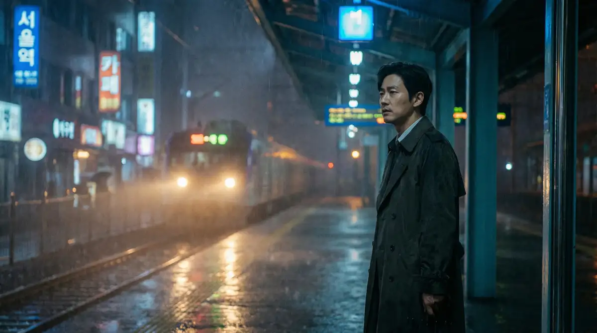 韩国伦理电影经典场景 - 雨夜车站，幸福花园免费高清观看 馆藏影像